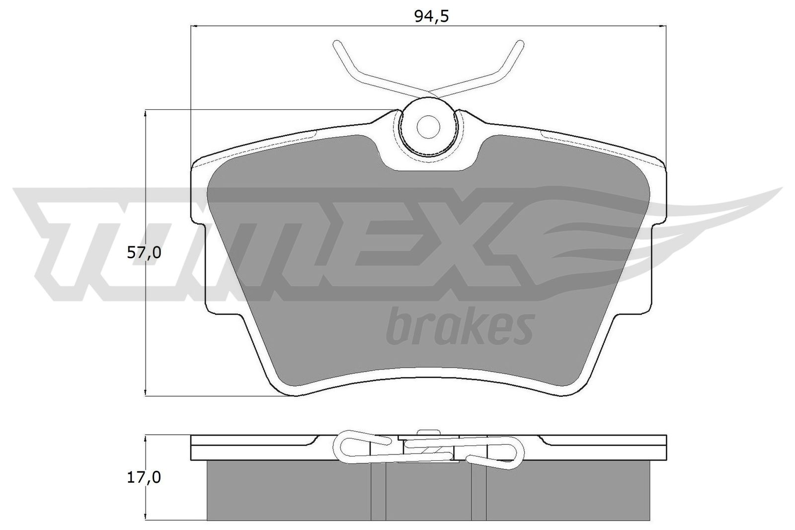 TOMEX Brakes TX 13-09 Sada...